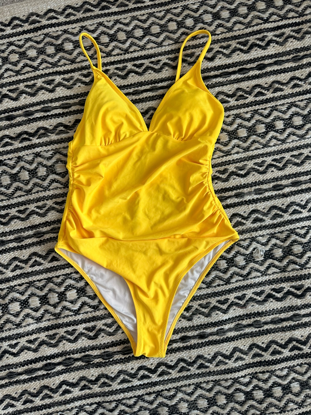 Cupshe Yellow One-Piece Swimsuit